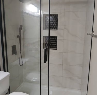 Affordable Showers specializes in bathroom remodeling, tub-to-shower conversions, vinyl showers