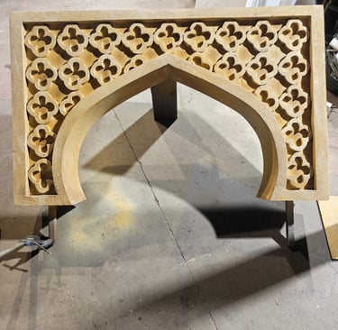 arco estilo mozárabe escenografía