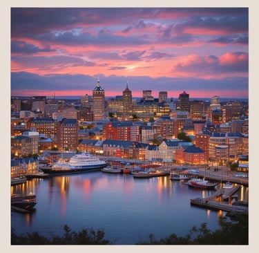 Clean, organized junk removal truck parked outside a home on a sunny day.