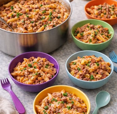 One-pot creamy pisupo pasta