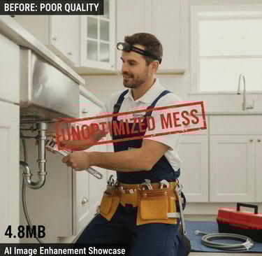 WebPro247 I Foto antes plomero