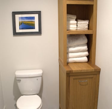 Part of a complete bathroom remodel