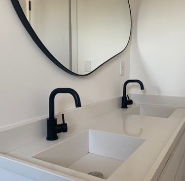 Instalação de torneiras