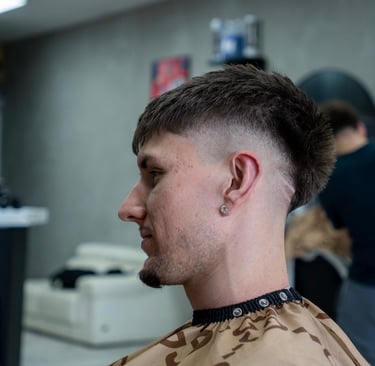 Men’s Fade - Silver barbers Braybrook