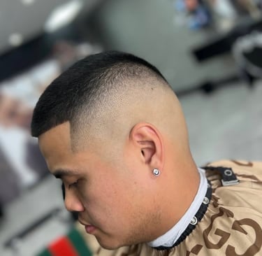 Men’s Skin Fade - Silver barbers Braybrook