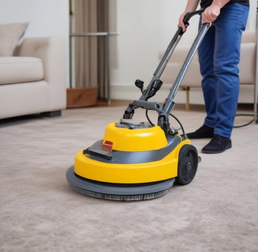 A sparkling retail shop floor freshly cleaned and polished