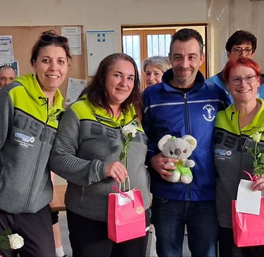 Andrey CROZIER, Clémentine SCHMITT et Angélique DUMONT, vainqueurs de bol d'or féminin 2026