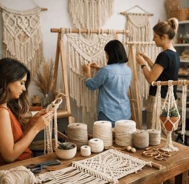 taller de joyería artesanal con un ambiente cálido y muy auténtico.