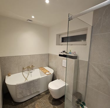 latex spuitwerk badkamer