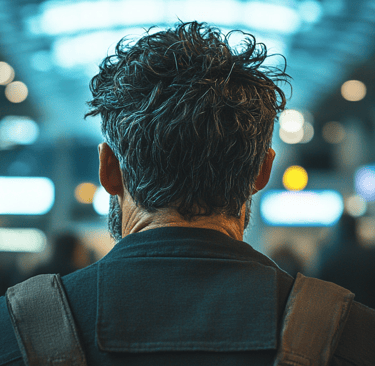 Atlas explaining a personal brand niche strategy to two professional during a casual working session