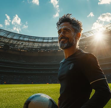 World Cup soccer players celebrating while building personal brands through visibility and trust