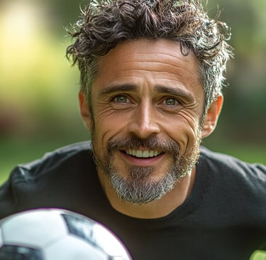 Soccer player standing at midfield in a packed stadium representing personal branding lessons from the World Cup