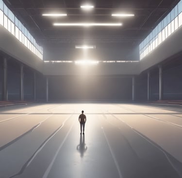 man in black shorts holding a fishing rod