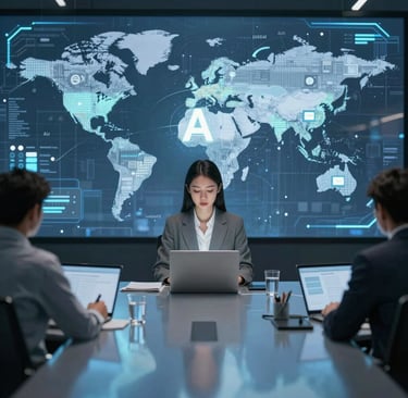 photo of white staircase