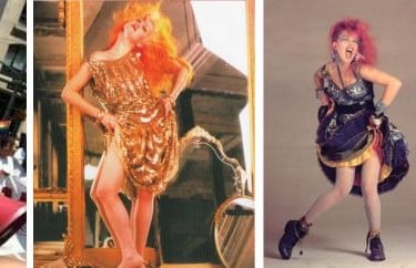 Images of icon and legend Cyndi Lauper