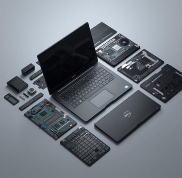 "Laptop repair near me technician fixing keyboard and screen issues at Madison TN shop"
