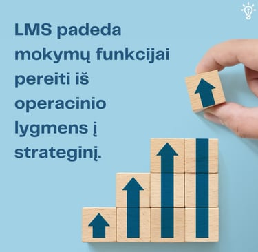 LMS padeda pereiti į strateginį lygmenį