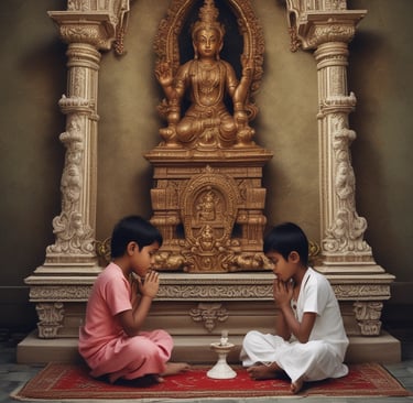 man in orange long sleeve shirt sitting beside woman in blue long sleeve shirt