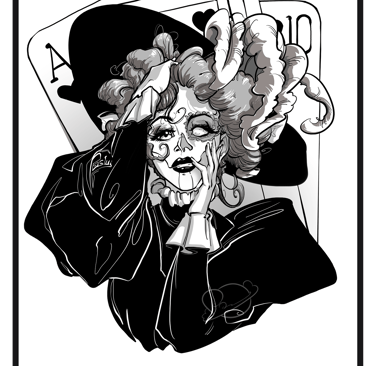 Portrait d'un de mes personnage de Jeu de Rôle que j'ai interprété dans l'univers de Deadlands.