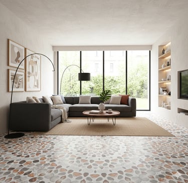 Diseño de suelo porcelánico