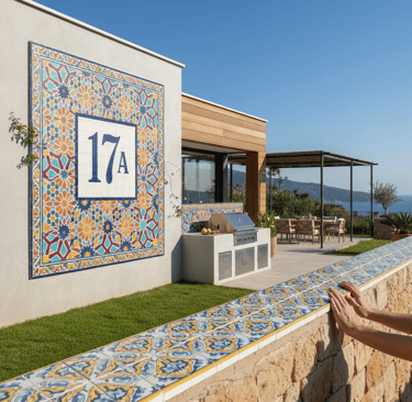 Azulejos Personalizados para Exteriores en muros y paredes