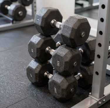 A sweaty, proud individual post-workout, showing strength and no regrets.