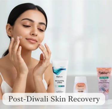 post diwali skin recovery