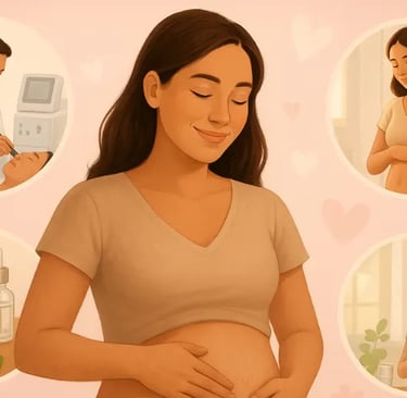 postpartum stretch marks