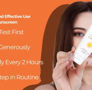 tips for using radium ceramide sunscreen