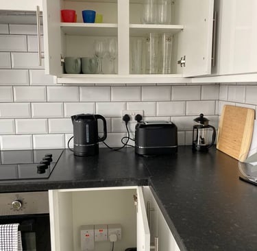 well equipped kitchen