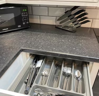 fully equipped kitchen morecambe serviced