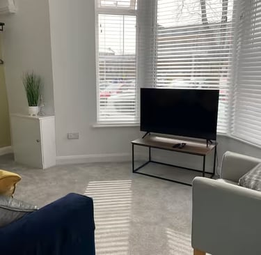 comfortable rooms with smart tv