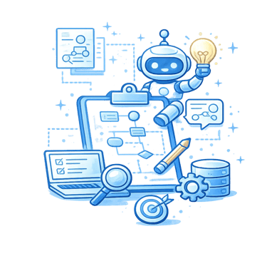 AI consulting illustration