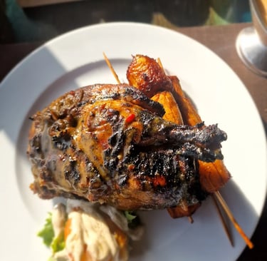 plat principal du restaurant la playa à dakar