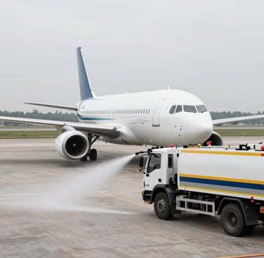 Close-up of a cabin air vent with sensors attached for odor source tracking.