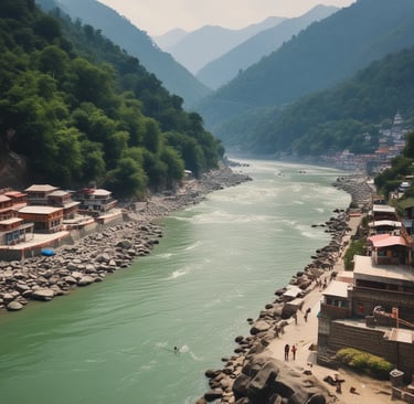 Women in teal saris dancing outdoors near potted plants.
