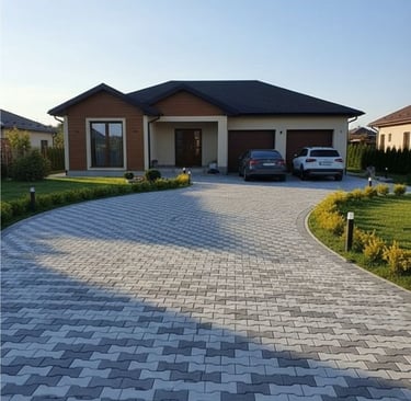 Pavaj Autoblocant H folosit în spațiu rezidențial si industrial, pavaj pentru sarcini grele