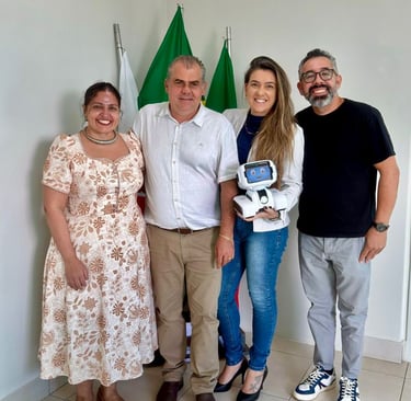 Visita técnica em Prefeitura Municipal de Bom Despacho. Prefeito Fernando Andrade.
