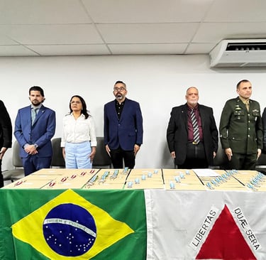Parceria com Associação Brasileira de Forças Internacionais da ONU, em premiação a destaques de MG