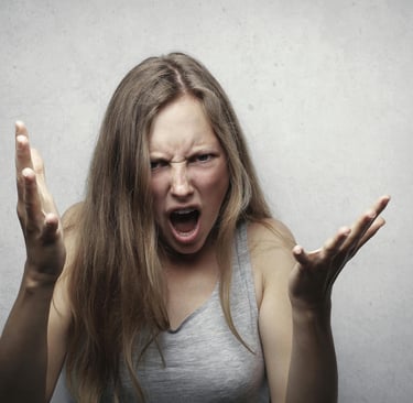 angry mom in mom rage