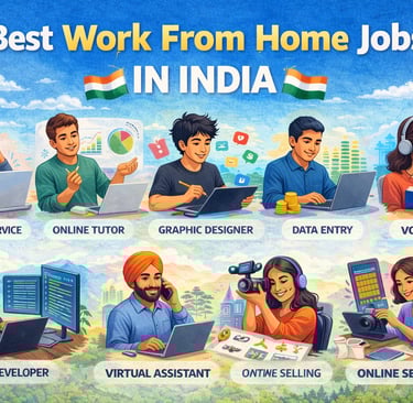 Best work from home jobs in India