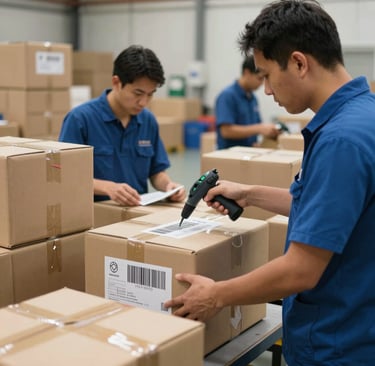 Wide view of an industrial wastewater treatment site where bioflux tablets have been applied, showing clear water after treatment.