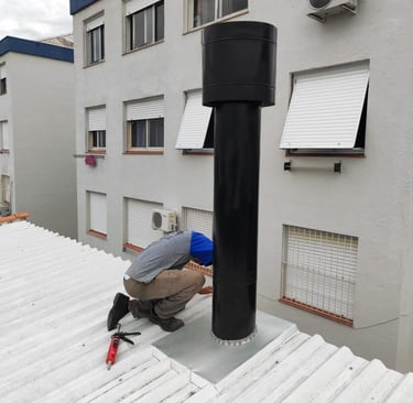 Instalação de calhas residenciais na Zona Norte de Porto Alegre