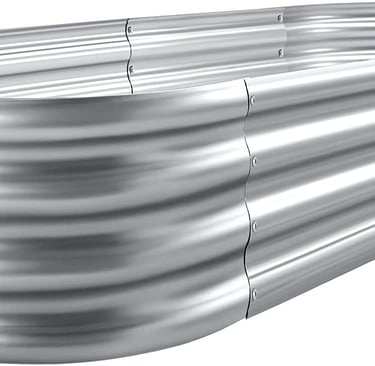 Land Guard Galvanized Raised Garden Bed Kit