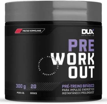 Pré-treino Dux Nutrition Original: energia bifásica e foco mental prolongado