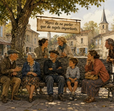 Le banc des bavards. Une fable de Laure Nofel à lire gratuitement