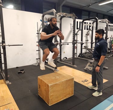 Clinical physiotherapy session focused on muscle therapy and healing