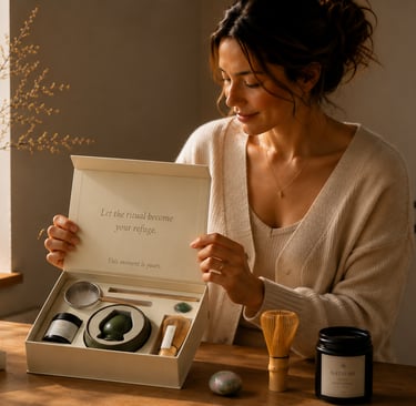 Best matcha kit for beginners displayed as part of a mindful morning ritual.