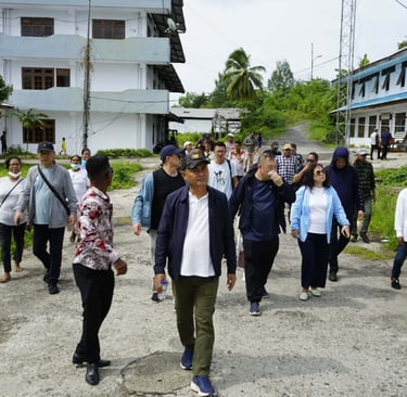 Bupati Kaidel Sambut Dua Investor ke Aru