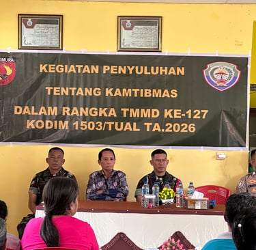 Penyuluhan Kamtibmas di Desa Wangel